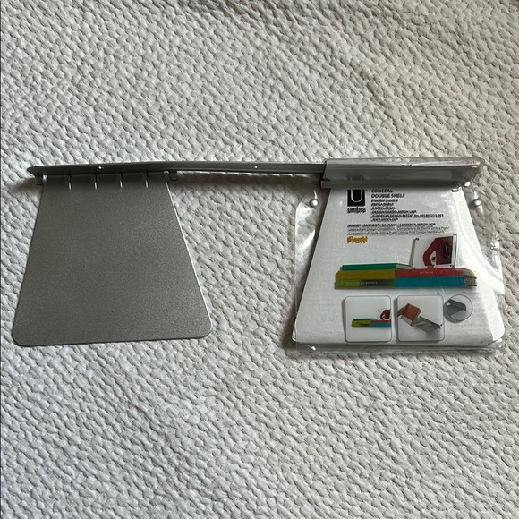 Umbra Modern Silver Floating Shelf - Picture 1 of 4